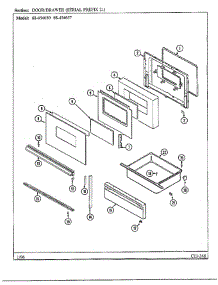 Door / Drawer Page 3 parts for Magic Chef Range 68-454657 from AppliancePartsPros.com