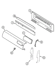 02 - Control Panel parts for Magic Chef Range CGR3742ADA from AppliancePartsPros.com