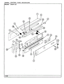 02 - Control Panel parts for Magic Chef Range 31MN-5KX from AppliancePartsPros.com