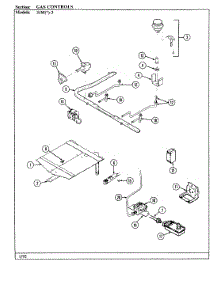 05 - Gas Controls parts for Magic Chef Range 31MA-3KX-ON from AppliancePartsPros.com