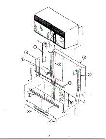 Body-Upper parts for Magic Chef Range 22FN-6CKLXV8 from AppliancePartsPros.com