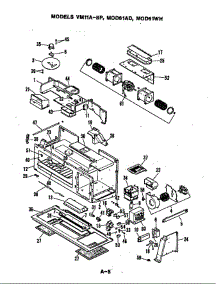 Internal Controls-Upper (Vm11-8P) parts for Magic Chef Range 22FN-6CKLXV8 from AppliancePartsPros.com