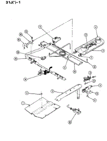 02 - Control System parts for Magic Chef Range 31JA-1KXS-ON from AppliancePartsPros.com