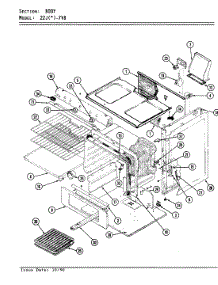 02 - Body-Lower parts for Magic Chef Range 22JA-7KLXV8 from AppliancePartsPros.com