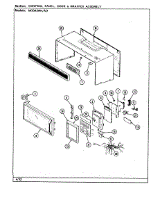 03 - Control Panel / Door / Wrapper (Mod62) parts for Magic Chef Range 22MN-7KLXV8 from AppliancePartsPros.com