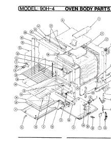 02 - Body parts for Magic Chef Oven 90HA-4KX from AppliancePartsPros.com