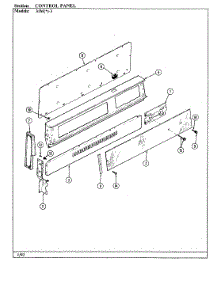 03 - Control Panel parts for Magic Chef Range 31MA-3KX from AppliancePartsPros.com