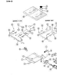 03 - Control System parts for Magic Chef Range 31HB-3KX from AppliancePartsPros.com