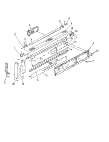02 - Control Panel parts for Magic Chef Range B34FA-4CKXW from AppliancePartsPros.com