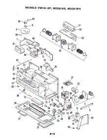 06 - Internal Controls-Upper (Vm11-8P) parts for Magic Chef Range 22FA-6KLXV8 from AppliancePartsPros.com
