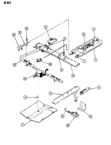 04 - Gas Controls parts for Magic Chef Range 61HA-3KW from AppliancePartsPros.com