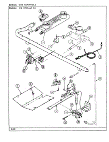 04 - Gas Controls parts for Magic Chef Range 41EA-2LW from AppliancePartsPros.com