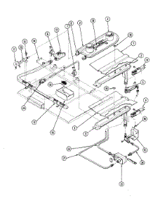 04 - Gas Controls parts for Magic Chef Range 34GA-3EKX from AppliancePartsPros.com