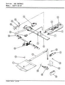 03 - Gas Controls parts for Magic Chef Range 31HN-92KW-EV from AppliancePartsPros.com