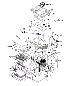 02 - Body parts for Magic Chef Range 34FA-2CKXW-ON from AppliancePartsPros.com