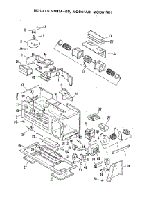 03 - Control Panel / Wrapper (Upper-Vm11-8P) parts for Magic Chef Range U24FA-6CKXWV8 from AppliancePartsPros.com