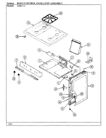 02 - Body / Control Panel / Top Assembly parts for Magic Chef Range 31MN-3KX-OC from AppliancePartsPros.com