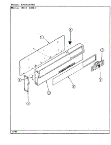 02 - Control Panel parts for Magic Chef Range 41EN-2W-30 from AppliancePartsPros.com