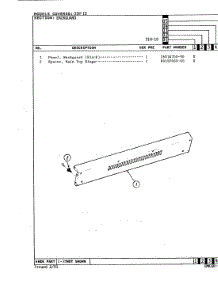 02 - Control Panel parts for Magic Chef Range 31HA-10K-NJ from AppliancePartsPros.com