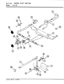 03 - Gas Controls parts for Magic Chef Range 11JA-10 from AppliancePartsPros.com