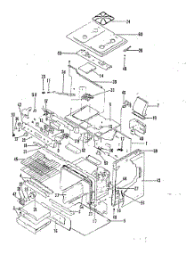 05 - Door (Lower) parts for Magic Chef Range U24FS-6CKXWV8 from AppliancePartsPros.com
