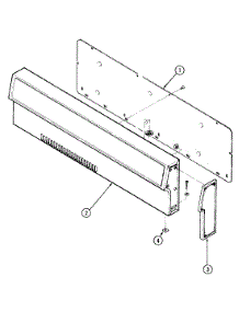 02 - Control Panel parts for Magic Chef Range 4100PRA from AppliancePartsPros.com