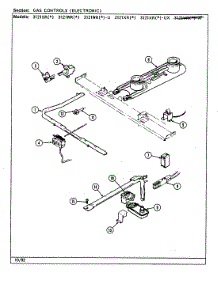 04 - Gas Controls (Electronic) parts for Magic Chef Range 3121XRA-UX from AppliancePartsPros.com