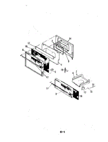 06 - Door (Lower) parts for Magic Chef Range 22FN-2KLW from AppliancePartsPros.com