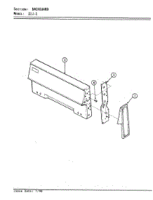 02 - Control Panel parts for Magic Chef Range 11JK-1KW from AppliancePartsPros.com