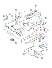 03 - Control Parts parts for Magic Chef Range 34HA-2CKXW-ON from AppliancePartsPros.com
