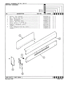 02 - Control Panel parts for Magic Chef Range 31FY-10XS-ON from AppliancePartsPros.com