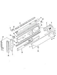 02 - Control Panel parts for Magic Chef Range 34FG-4EKXW from AppliancePartsPros.com