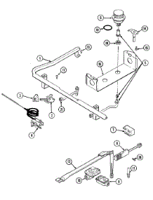 02 - Gas Controls parts for Magic Chef Range 6157WRA from AppliancePartsPros.com