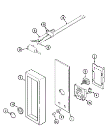 03 - Control System (Upper) parts for Magic Chef Range 7458XRA from AppliancePartsPros.com