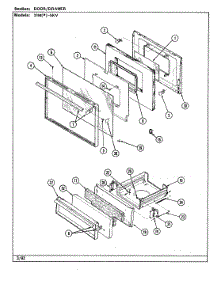04 - Door / Drawer (31Ma-5Kv, 31Mn-5Kv) parts for Magic Chef Range 31MA-5KV from AppliancePartsPros.com