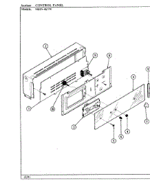 04 - Control Panel parts for Magic Chef Oven 90HN-4KVW from AppliancePartsPros.com