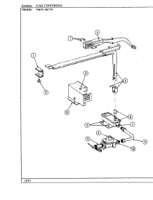 06 - Gas Controls parts for Magic Chef Oven 90HN-4KVW from AppliancePartsPros.com