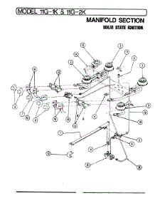 02 - Manifold (Solid State Ignition) parts for Magic Chef Range 11GY-1KW from AppliancePartsPros.com