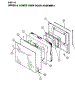 04 - Oven Door Assy. (Upper & Lower)