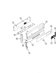 02 - Control Panel parts for Magic Chef Range B34GA-92CKXW-ON from AppliancePartsPros.com