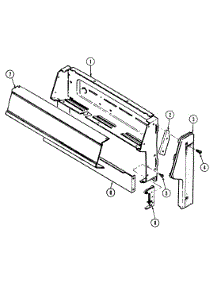 02 - Control Panel parts for Magic Chef Range 3110PTA-K from AppliancePartsPros.com