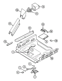03 - Internal Controls parts for Magic Chef Range 6892XRA from AppliancePartsPros.com