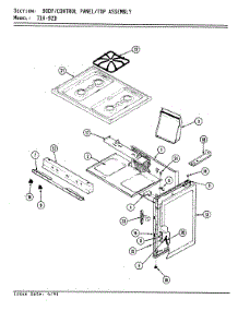 03 - Control Panel parts for Magic Chef Range S31HK-92DKX-FV from AppliancePartsPros.com