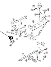 03 - Gas Controls parts for Magic Chef Range 6157XTA from AppliancePartsPros.com