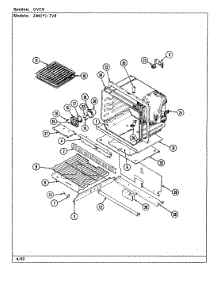 08 - Oven parts for Magic Chef Range 24MA-7CKXWV8 from AppliancePartsPros.com