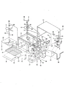 05 - Internal Controls-Upper (Cm46b-9P) parts for Magic Chef Oven 77EN-5CXWM9 from AppliancePartsPros.com