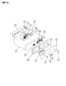 02 - Control Panel parts for Magic Chef Oven B79FK-5EXW-N from AppliancePartsPros.com
