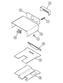04 - Internal Controls parts for Magic Chef Oven 9612XUB from AppliancePartsPros.com