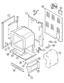 02 - Body-Lower parts for Magic Chef Range 7858XVA from AppliancePartsPros.com