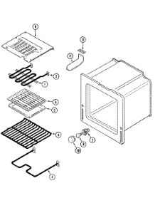 04 - Oven parts for Magic Chef Range 6551XRA from AppliancePartsPros.com